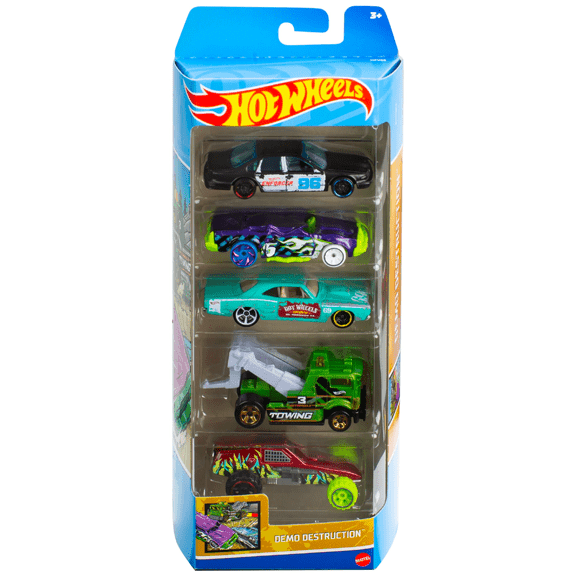 Hot Wheels 5 Car Gift Set - Lennies Toys