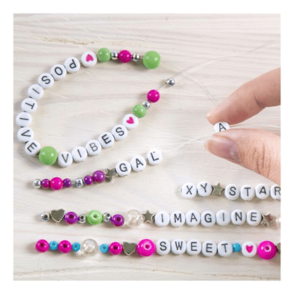 Make it Real: Block & Rock Charm Bracelets - Lennies Toys