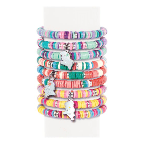 Make it Real: Disney Princess Royal Rounds Heishi Beads Charm Set - Lennies Toys