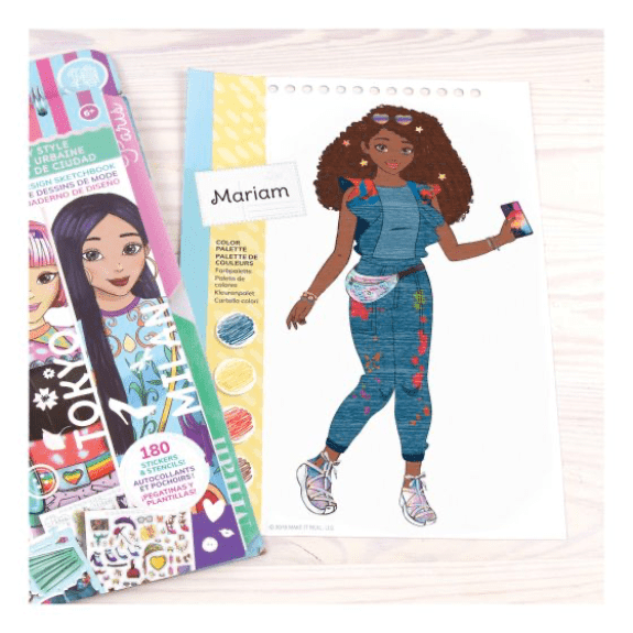 Make it Real: Fashion Design Sketchbook City Style - Lennies Toys