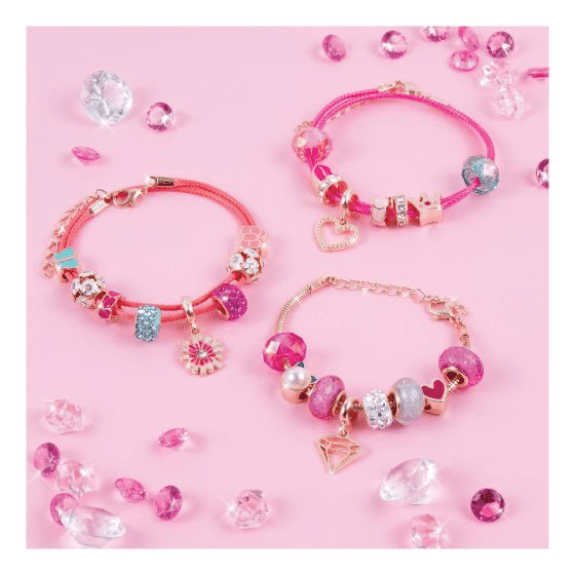 Make it Real: Halo Charms Bracelets Think Pink - Lennies Toys