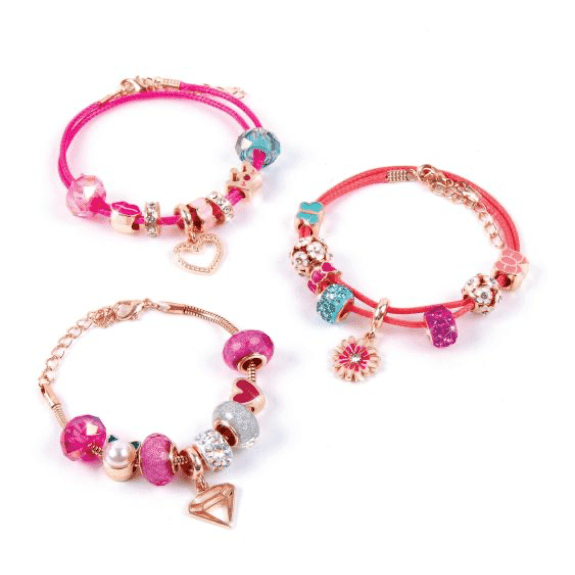 Make it Real: Halo Charms Bracelets Think Pink - Lennies Toys