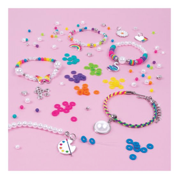 Make it Real: Rainbow and Pearls DIY Jewelry Kit - Lennies Toys