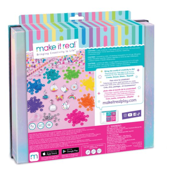 Make it Real: Rainbow and Pearls DIY Jewelry Kit - Lennies Toys