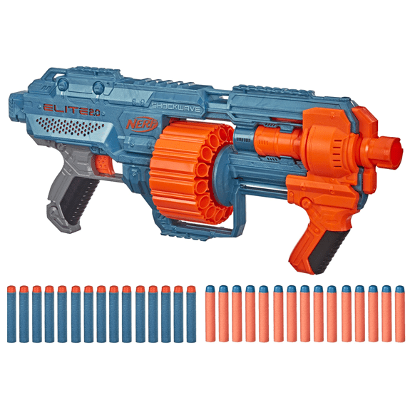 Hasbro: Nerf Elite 2.0 Shockwave RD 15 Blaster - Lennies Toys