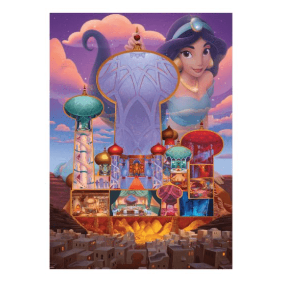 Ravensburger 1000 Piece Puzzle: Disney Princess Castle Collection Jasmine Castle - Lennies Toys