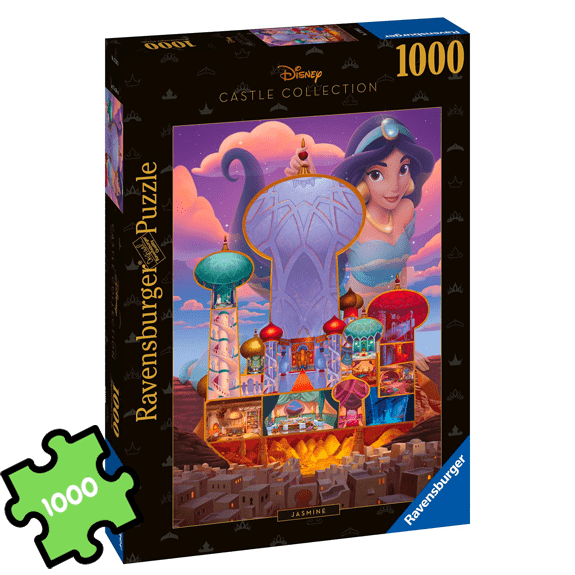 Ravensburger 1000 Piece Puzzle: Disney Princess Castle Collection Jasmine Castle - Lennies Toys