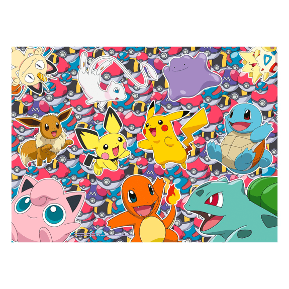 Ravensburger 100 Piece Jigsaw Puzzle: Pokemon XXL - Lennies Toys