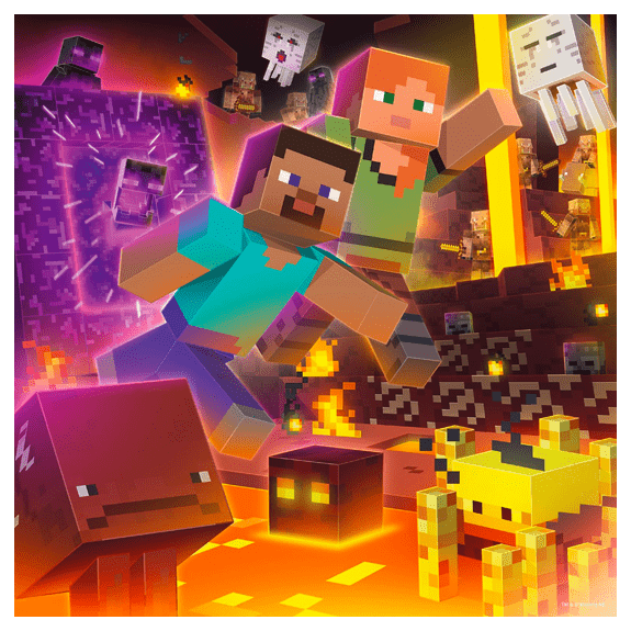 Ravensburger 3x 49 Piece Jigsaw Puzzles: Minecraft Biomes - Lennies Toys