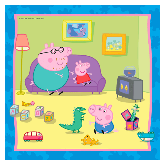 Ravensburger 3x 49 Piece Jigsaw Puzzles: Peppa Pig - Lennies Toys
