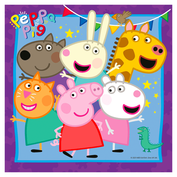 Ravensburger 3x 49 Piece Jigsaw Puzzles: Peppa Pig - Lennies Toys