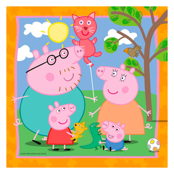 Ravensburger 3x 49 Piece Jigsaw Puzzles: Peppa Pig - Lennies Toys