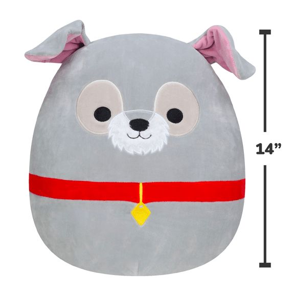 Squishmallow Kellytoy Plush 14" Disney's Lady and the Tramp - Tramp Plush - Lennies Toys