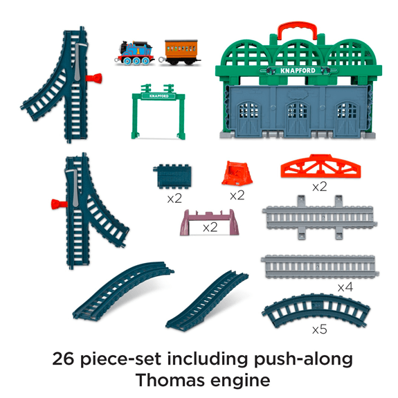 Thomas and Friends Knapford Station Train and Track Set 194735060511