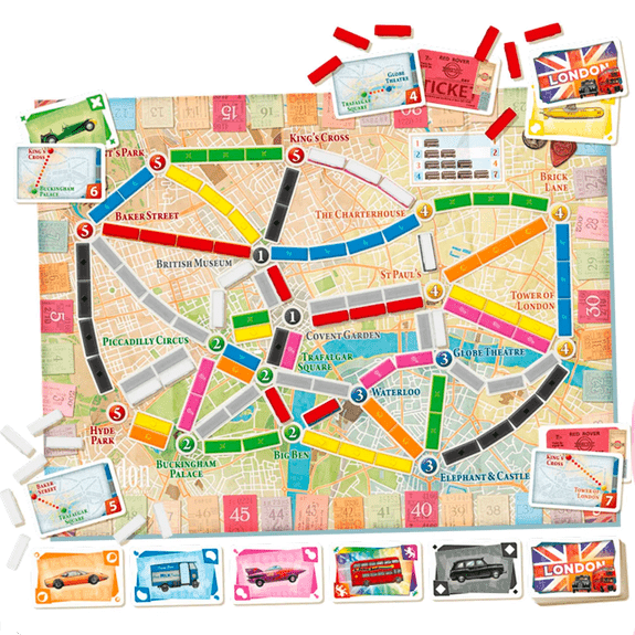 Ticket To Ride: London Game - Lennies Toys