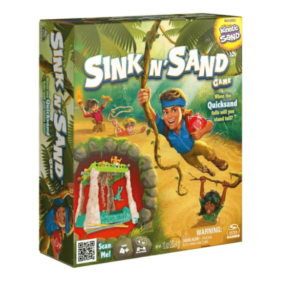 Spin Master Kinetic Sand Sink And Sand Strategy Game — Spin Master