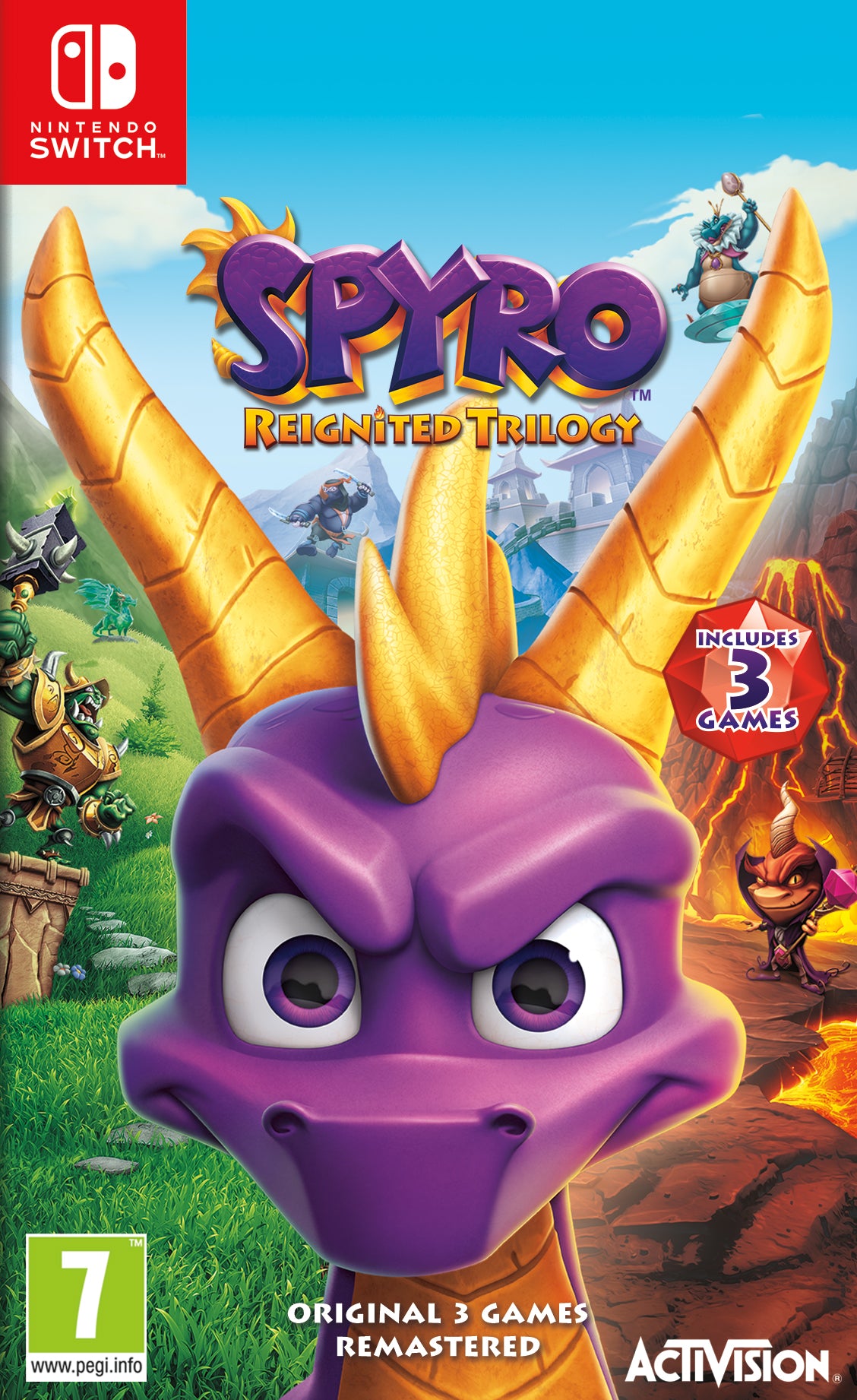 Spyro Reignited Trilogy for Nintendo Switch (Disc)