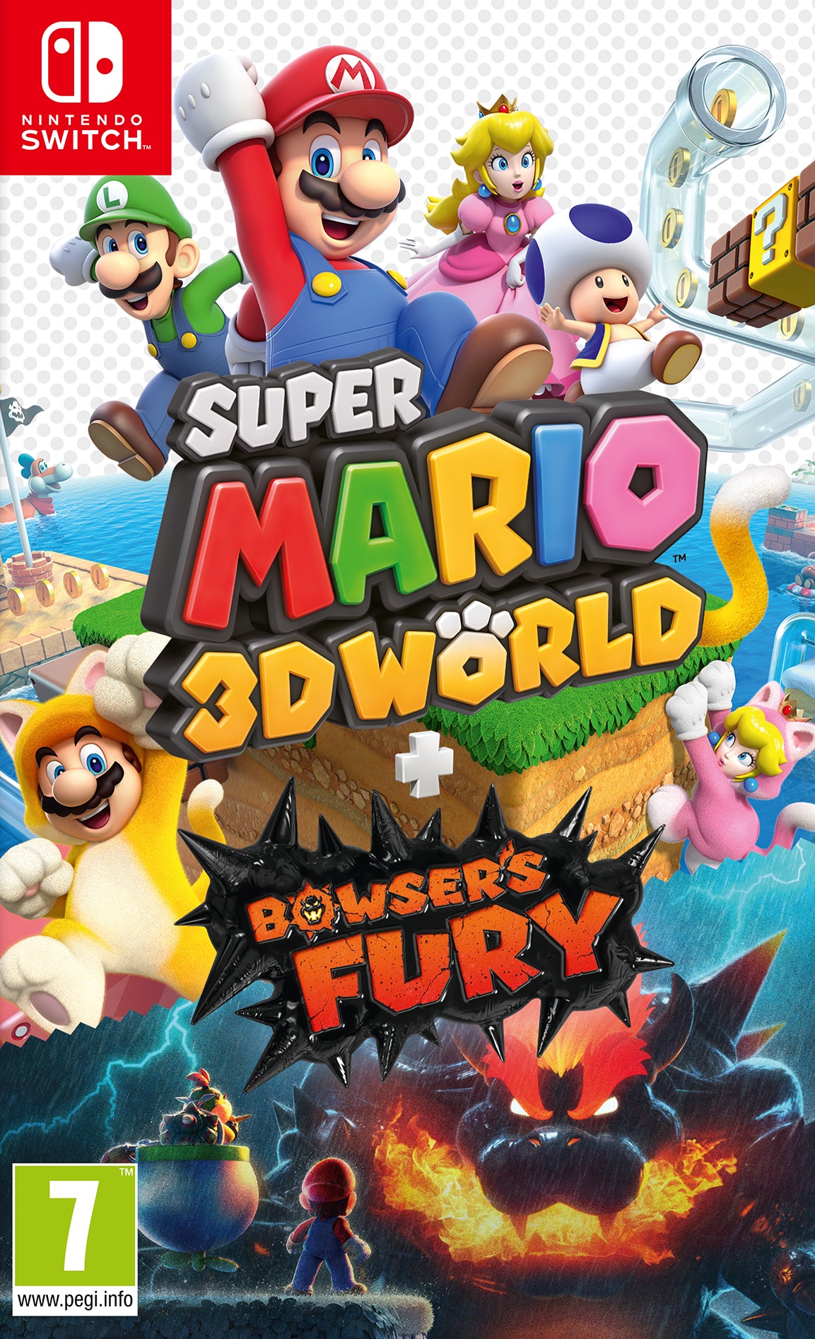 Super Mario 3D World + Bowser's Fury for Nintendo Switch (Disc)
