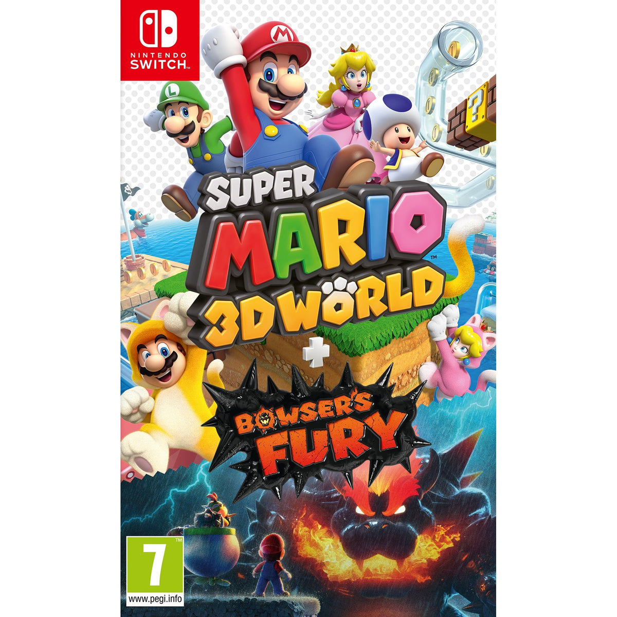Super Mario 3D World + Bowser's Fury for Nintendo Switch (Disc)
