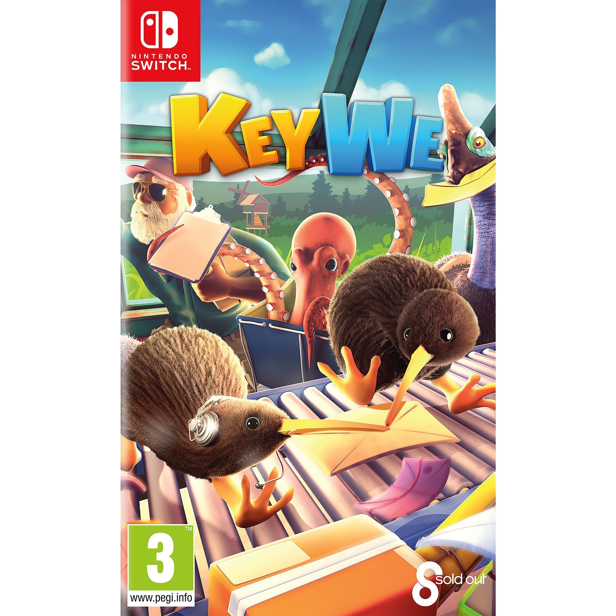 Keywe - Nintendo Switch Cute Co-Op Postal Puzzler