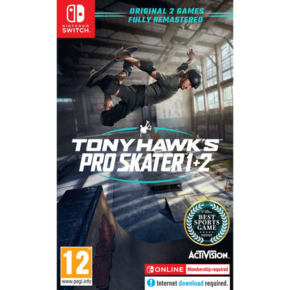 Tony Hawk's Pro Skater 1 + 2 for Nintendo Switch (Disc)