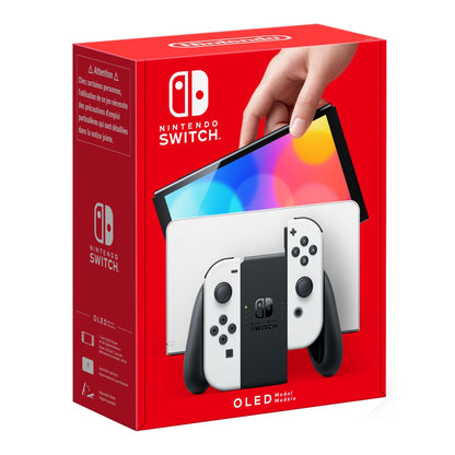 Nintendo Switch – OLED Model Console with White Joy-Con