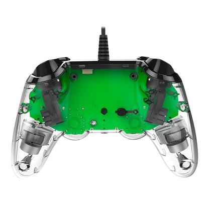Nacon Wired Illuminated Compact Controller for PS4 - Green