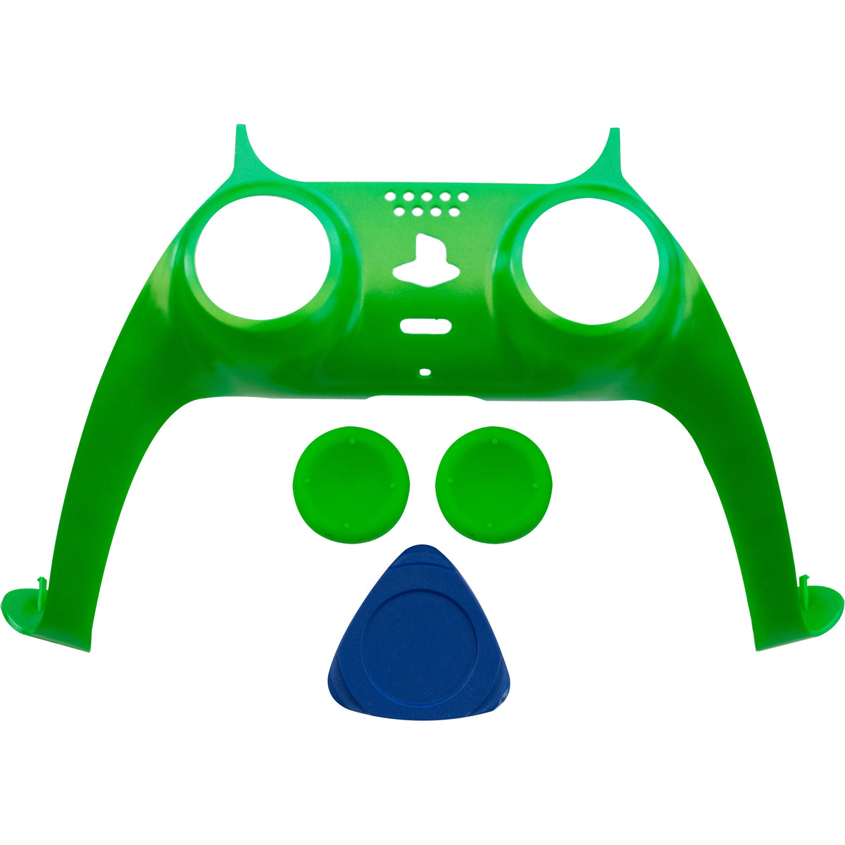 iMP Tech PS5 DualSense Controller Styling Kit with Green Faceplate and Thumb Grips