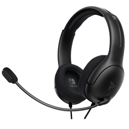 PDP LVL40 Black Wired Stereo Gaming Headset for Nintendo Switch