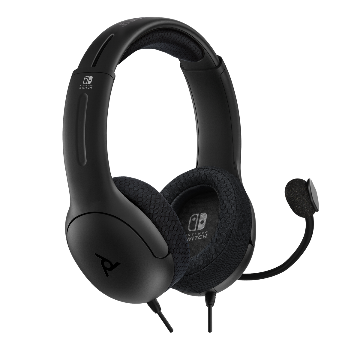 PDP LVL40 Black Wired Stereo Gaming Headset for Nintendo Switch