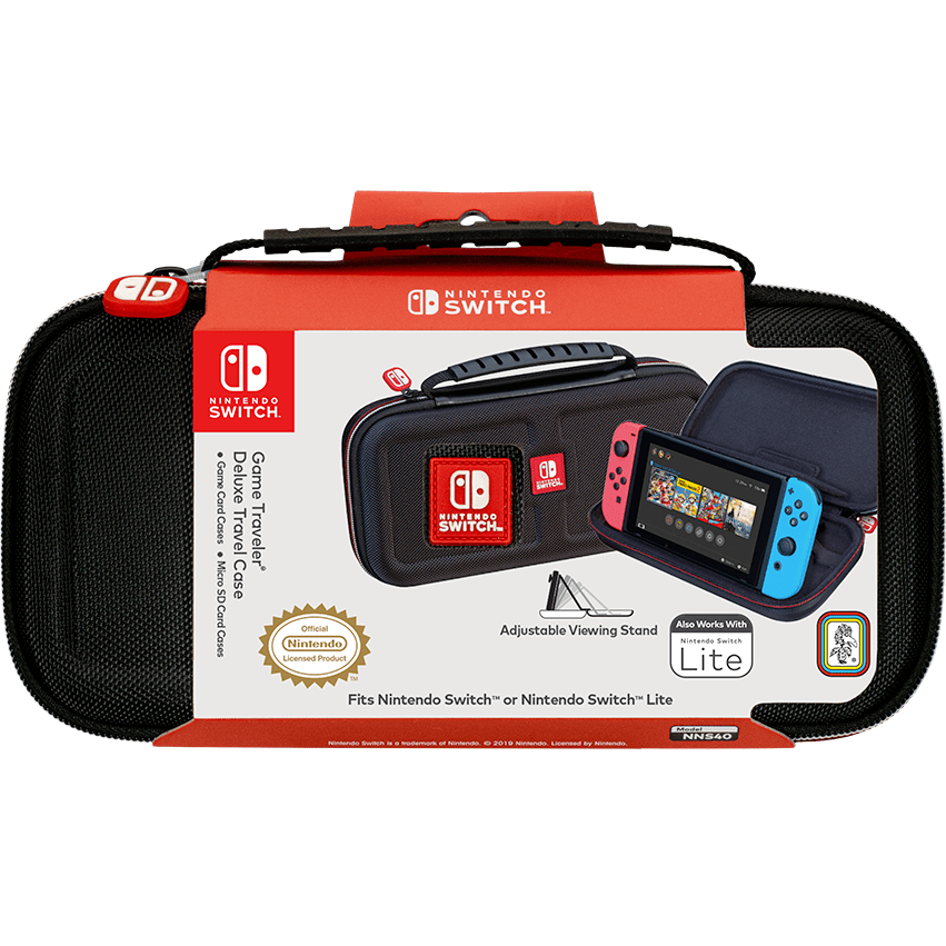 RDS Industries Nintendo Switch Game Traveler Deluxe Travel Case - Black