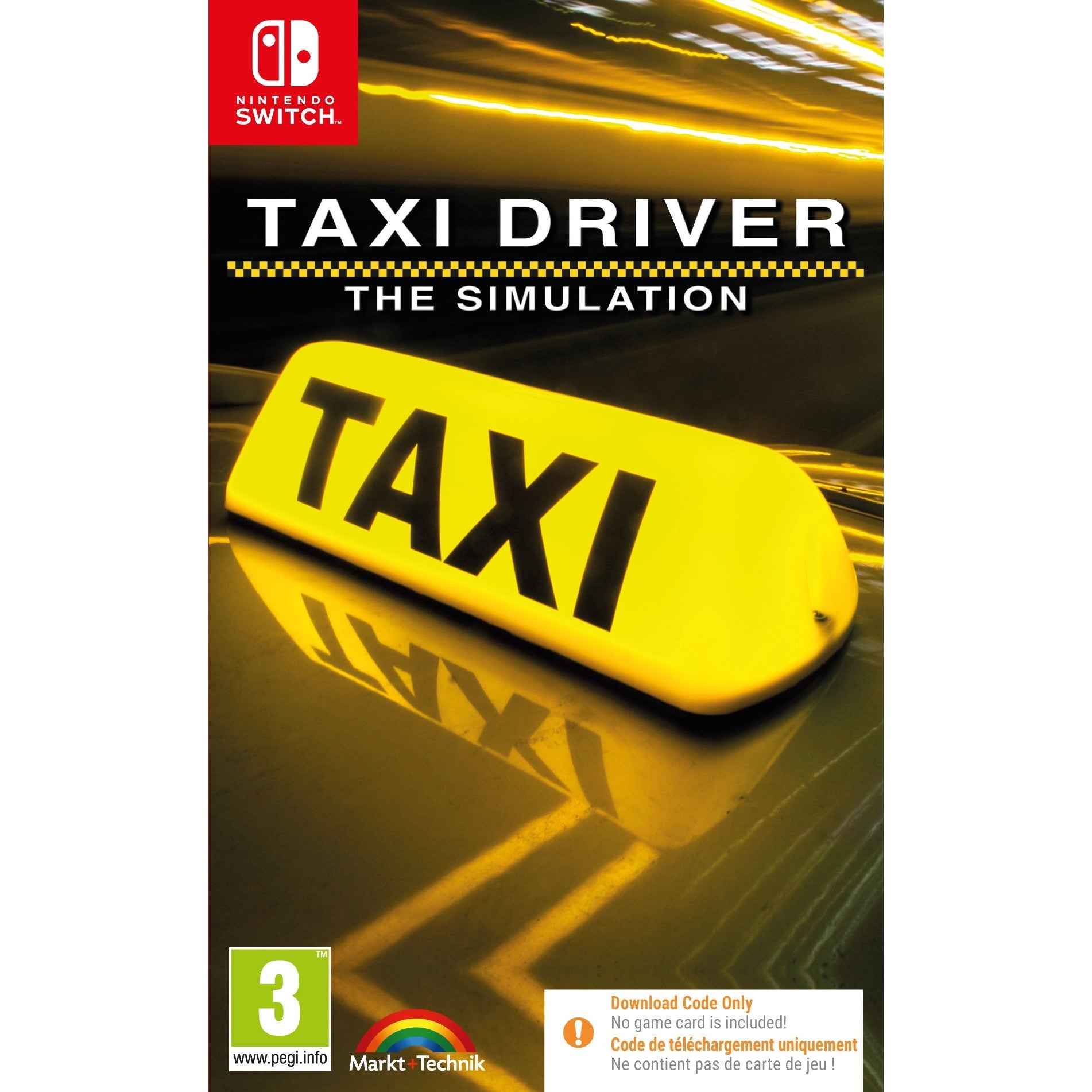 Taxi Driver The Simulation CIB - Nintendo Switch Game