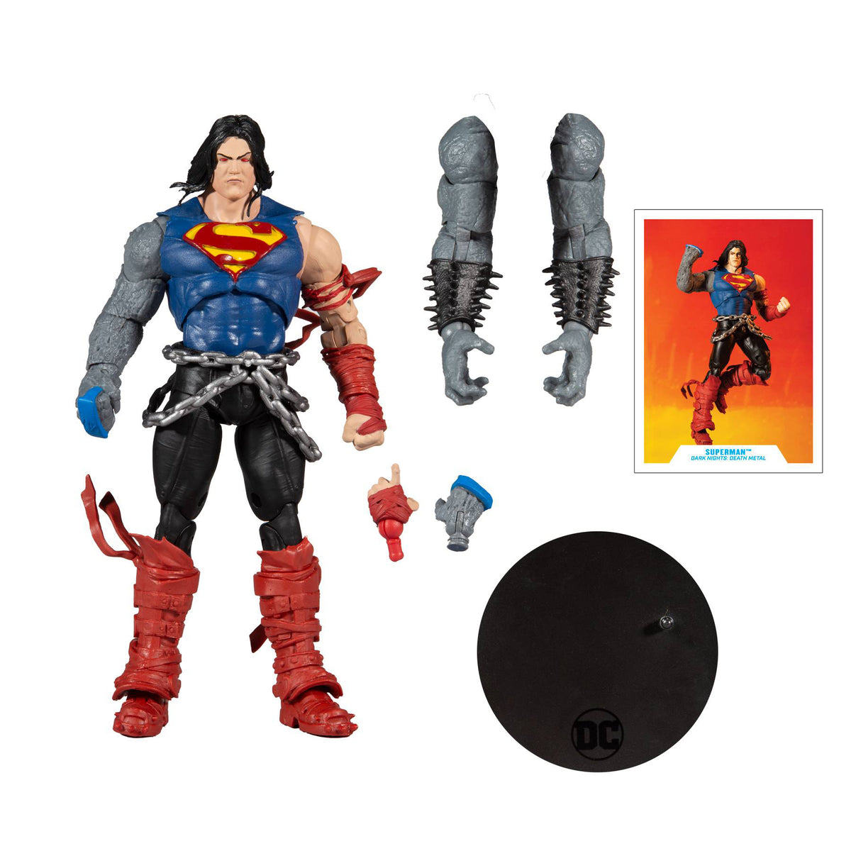 McFarlane Toys DC Multiverse Dark Nights: Death Metal Superman 7-Inch Action Figure