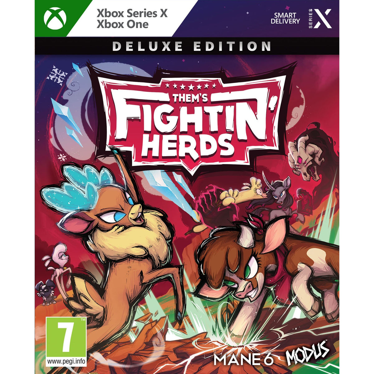 Them's Fightin' Herds Deluxe Edition for Xbox One & Xbox Series X (Disc)