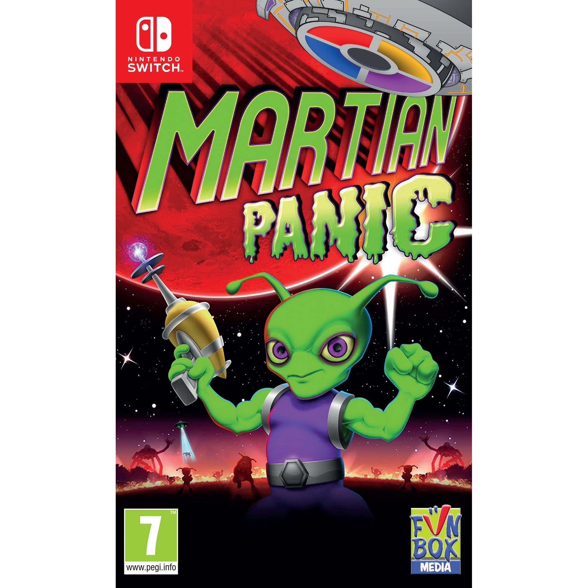 Martian Panic - Nintendo Switch: Fun 1-to-4 Player Shooter