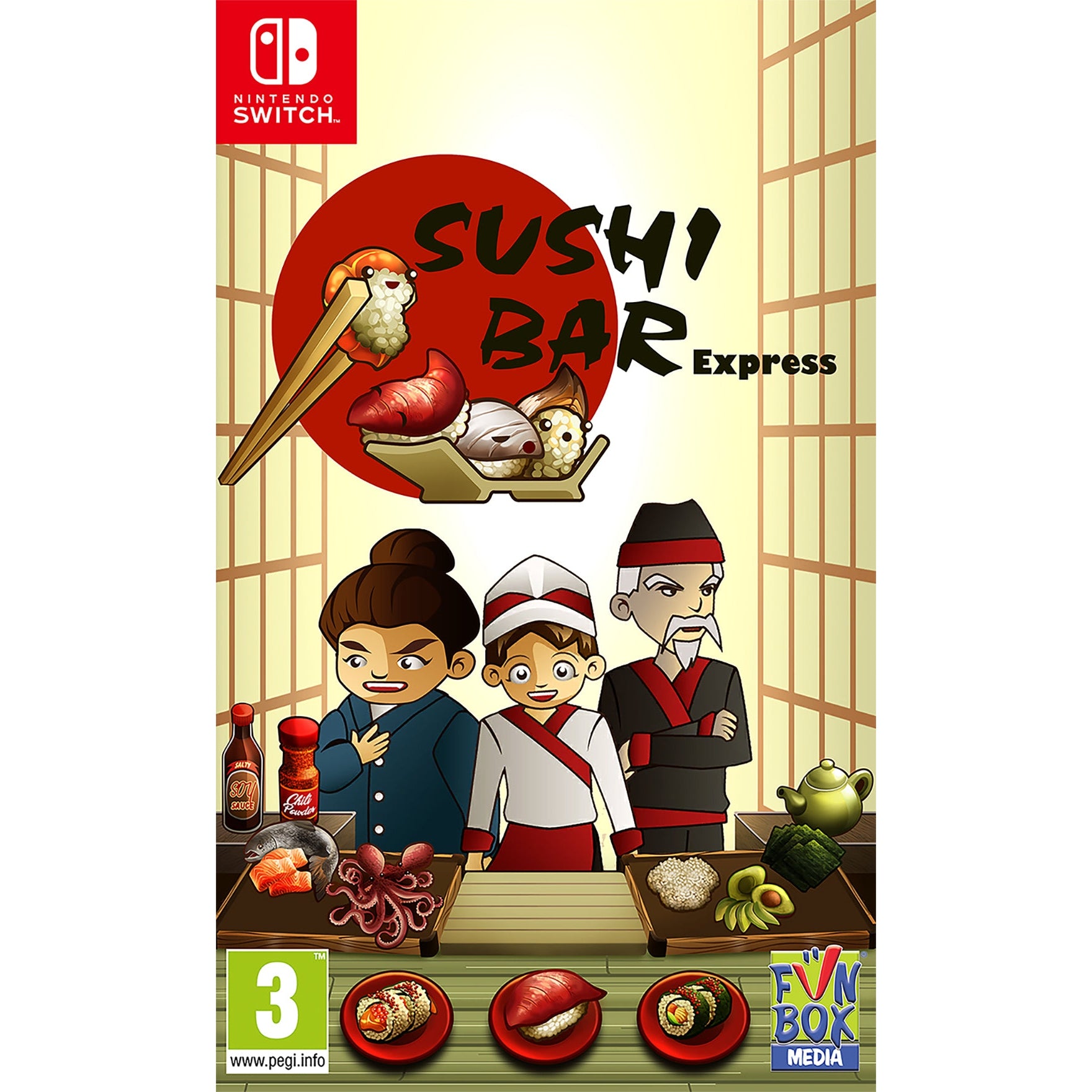 Sushi Bar Express - Nintendo Switch Time-Management Game