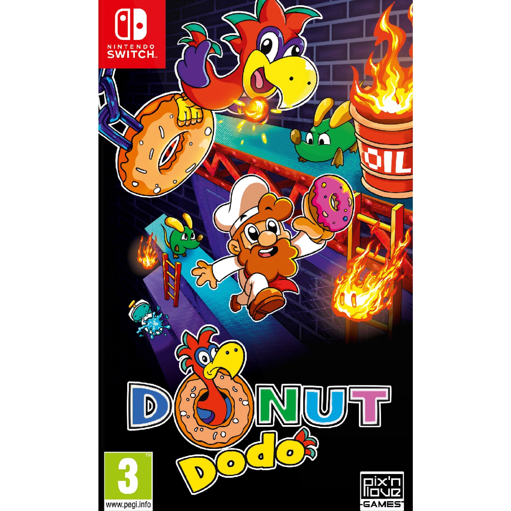 Donut Dodo - Nintendo Switch Classic Arcade Game