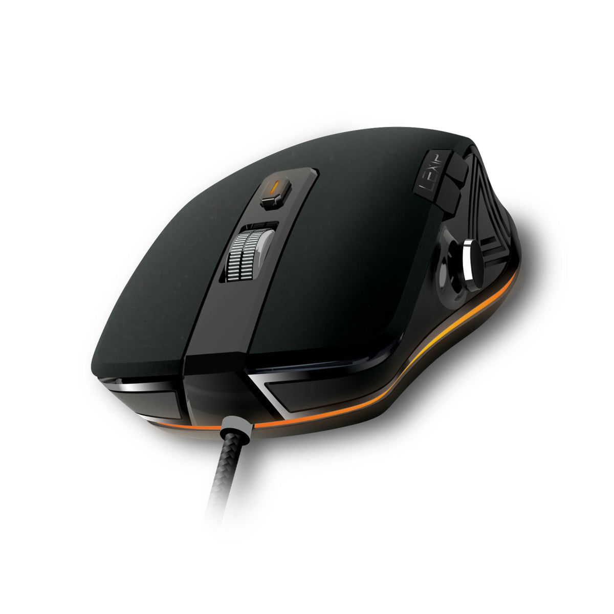 Lexip NP93 Neptunium Alpha Wired Gaming Mouse with Thumb Joystick
