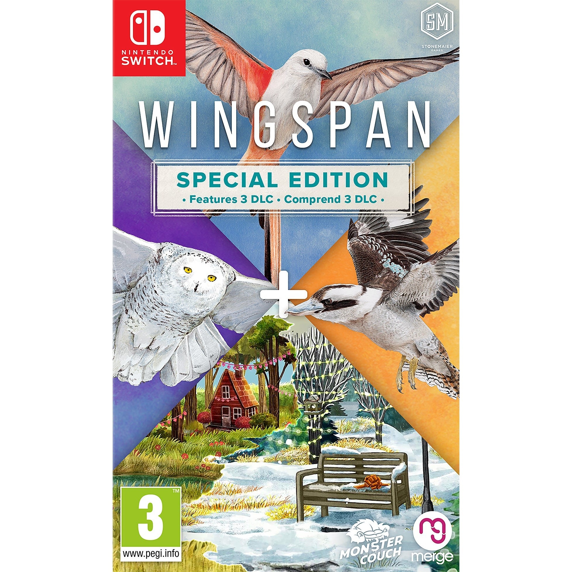 Wingspan Special Edition - Nintendo Switch Game Bundle