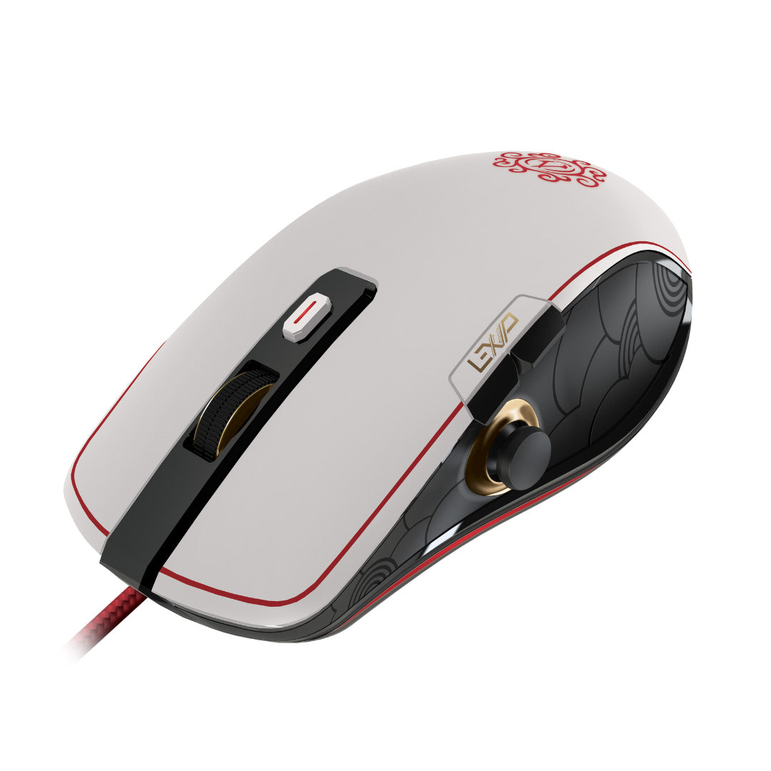 Lexip x Ubisoft Assassin's Creed Shadows Wired Gaming Mouse