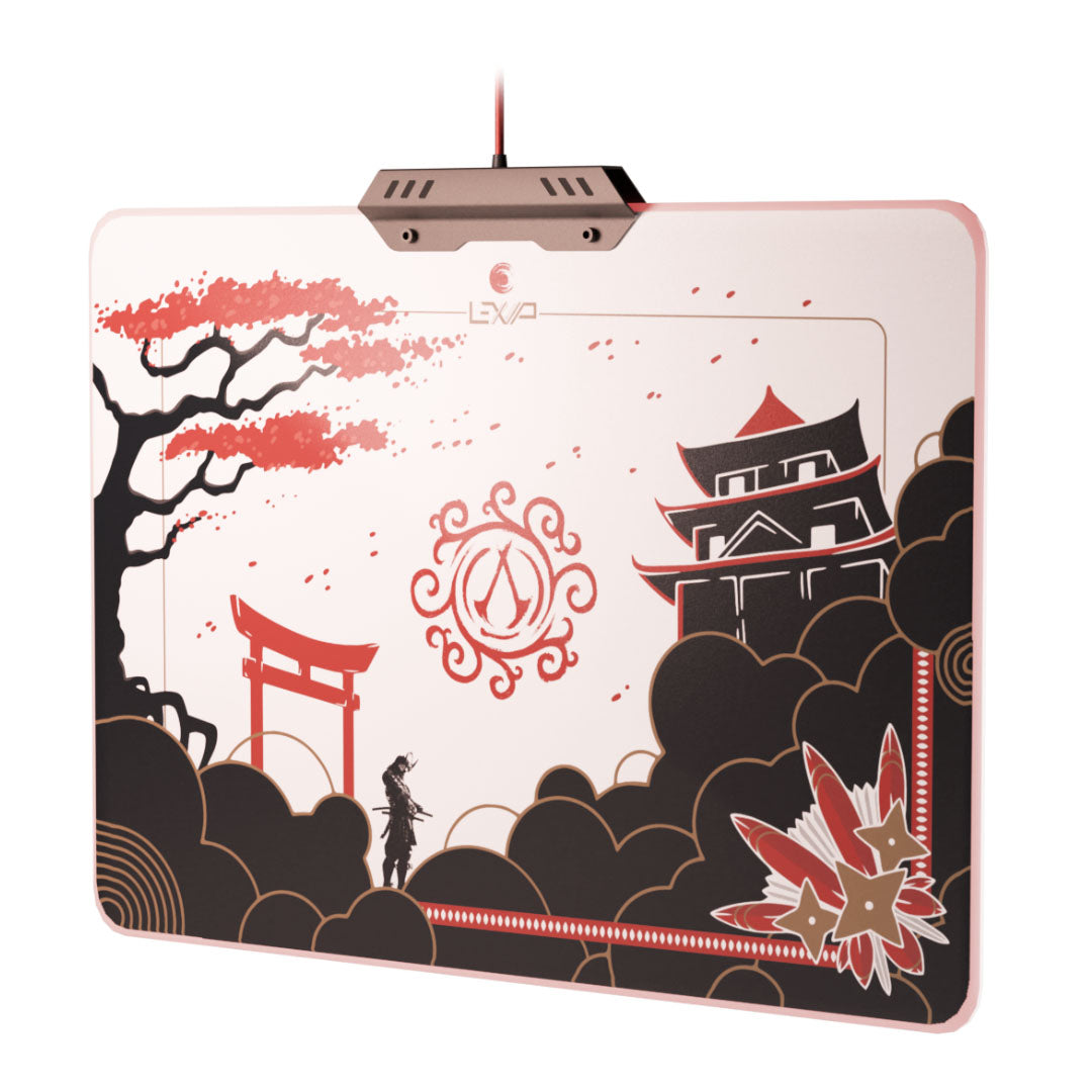 Lexip x Ubisoft Assassin's Creed Shadows LED Hard Mouse Pad