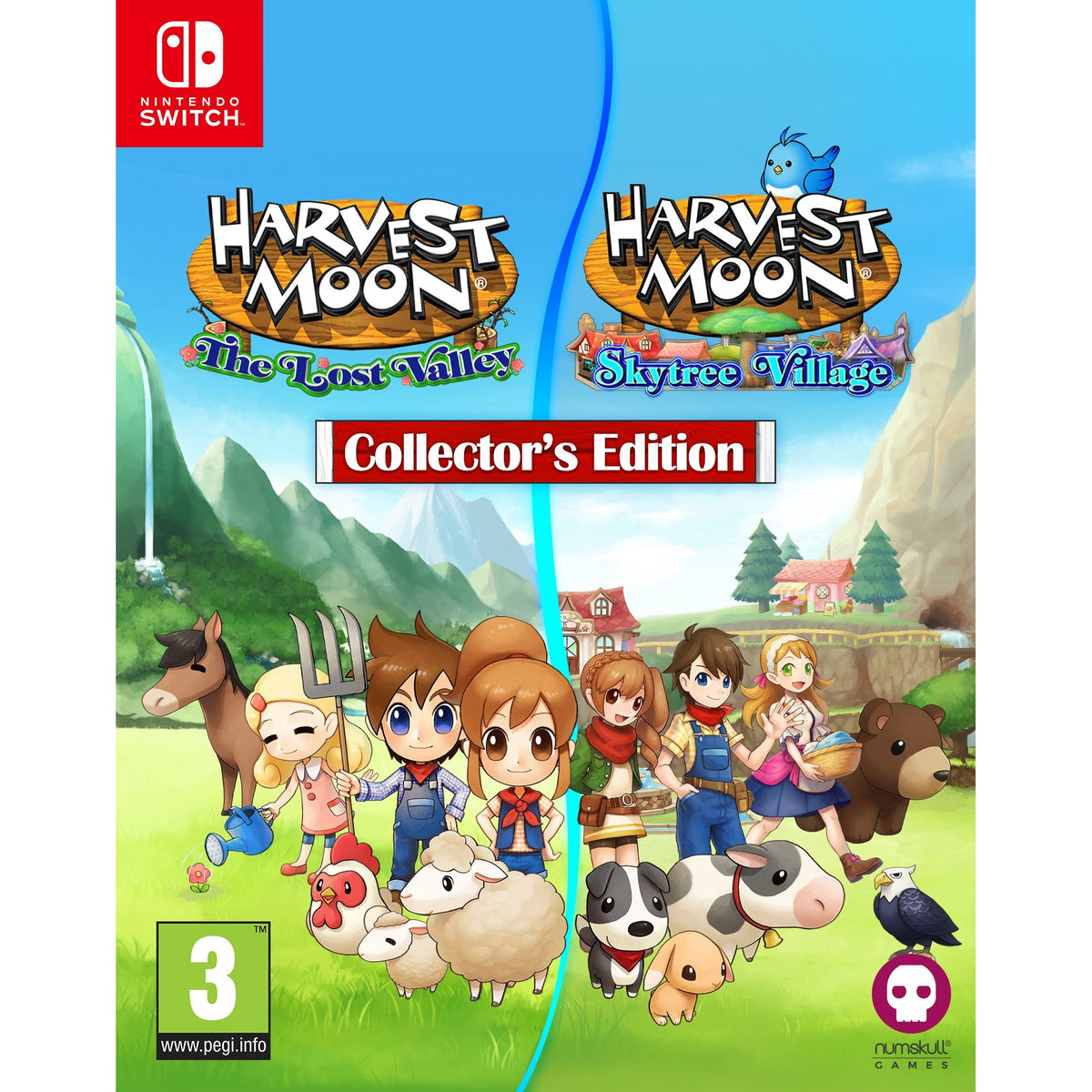 Harvest Moon: The Lost Valley & Skytree Village Collector's Edition – Nintendo Switch (Disc)