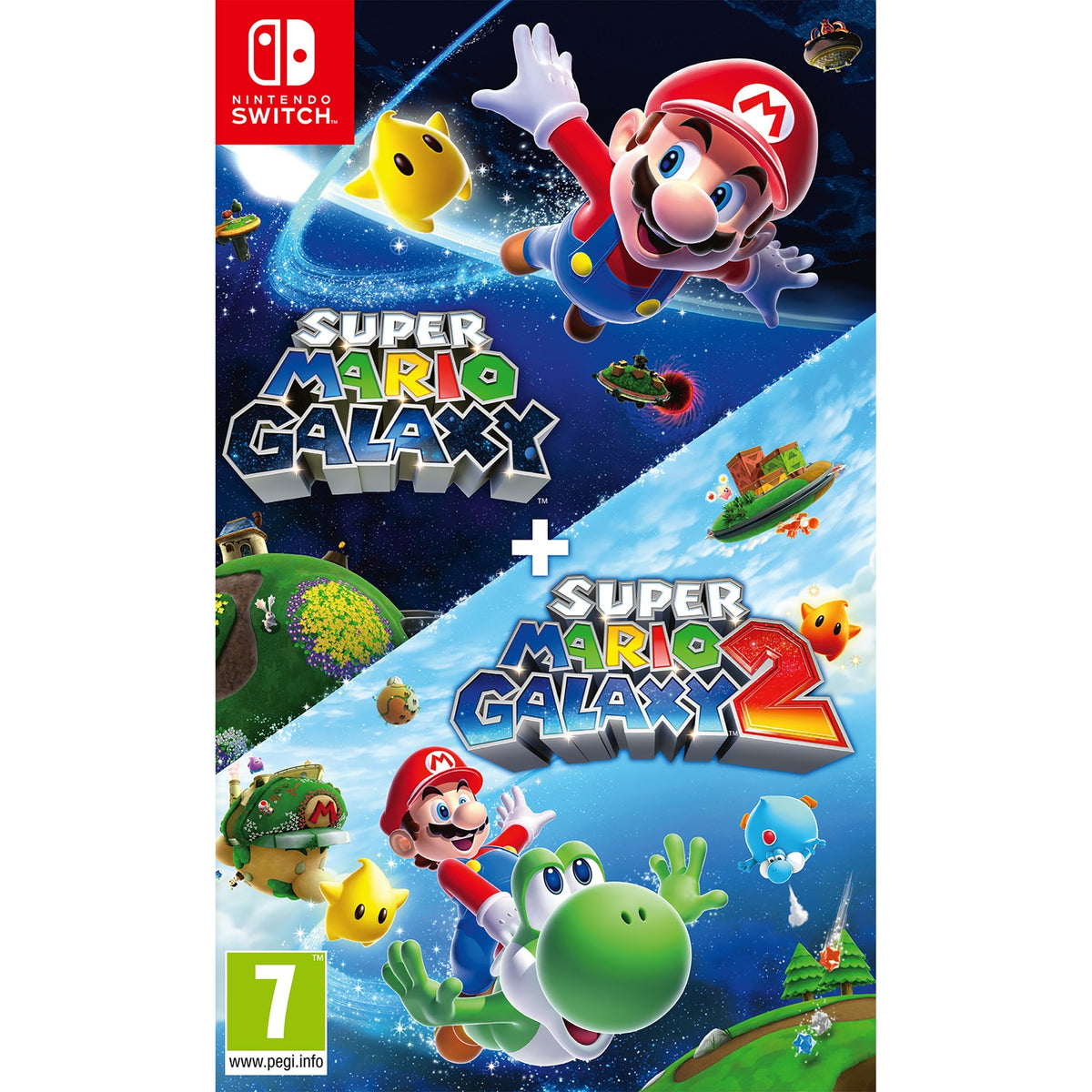 Super Mario Galaxy + Super Mario Galaxy 2 for Nintendo Switch (Disc)