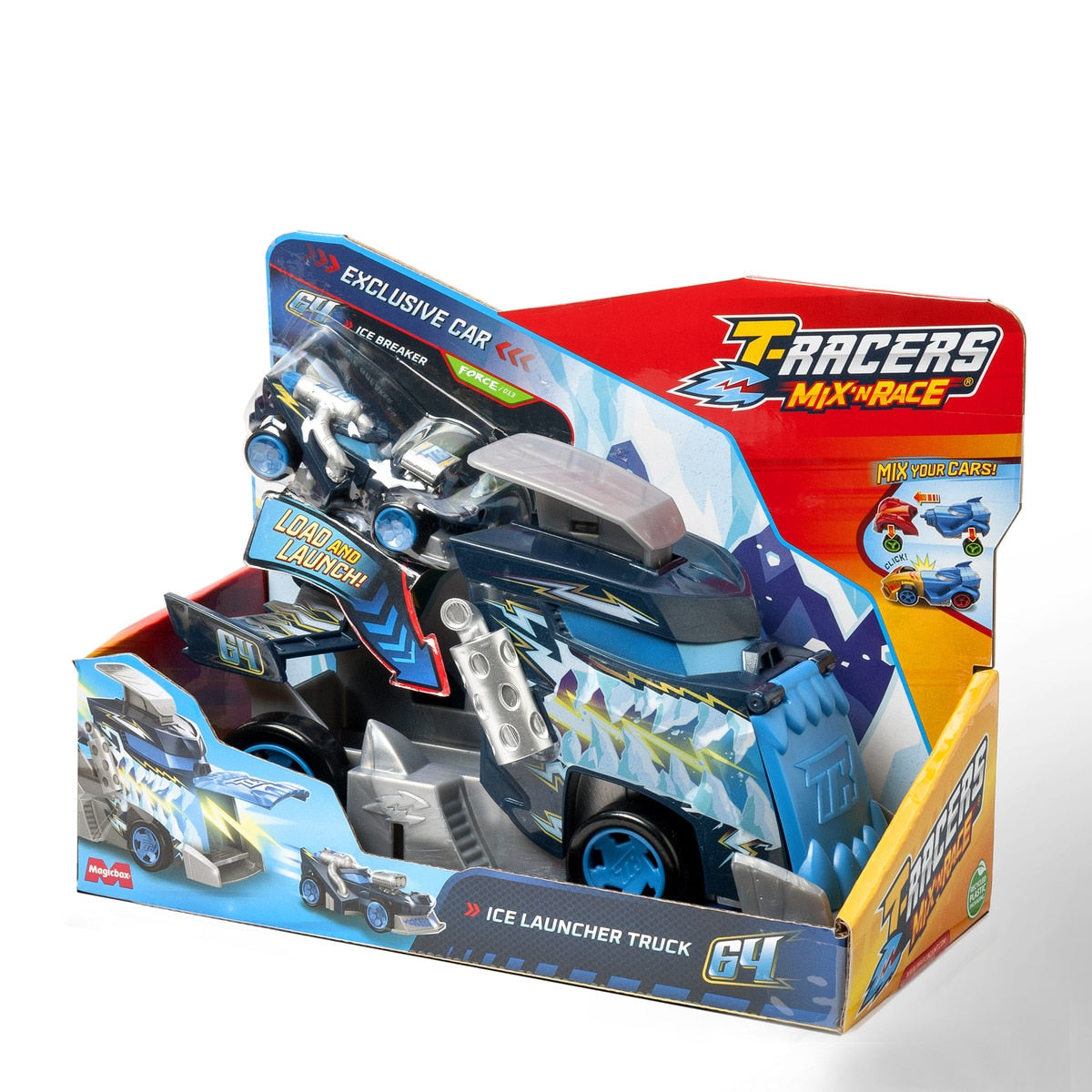 T-Racers Mix ’N Race Ice Launcher Truck Playset