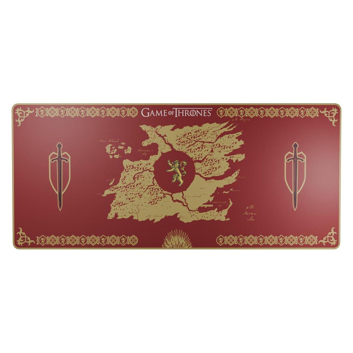 Lexip x Tsume Game of Thrones Lannister XXL Mouse Pad – Red