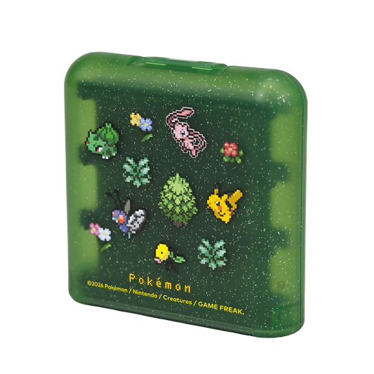 HORI Pokémon Pixel Green 24-Game Card Case for Nintendo Switch 2