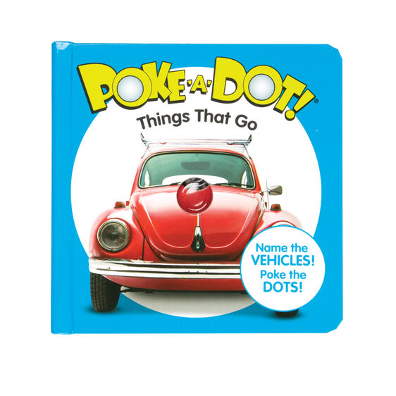Melissa & Doug Poke-a-Dot Things That Go Interactive Board Book