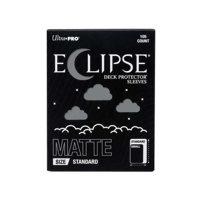 Eclipse Matte Standard Deck Protector Sleeves: Smoke Grey (105ct)