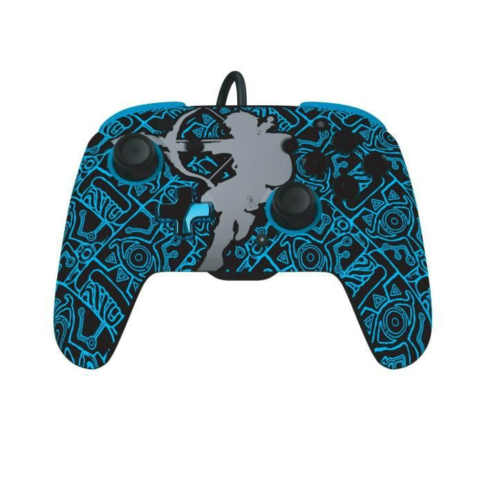PDP REMATCH GLOW Sheikah Shoot Wired Controller for Nintendo Switch
