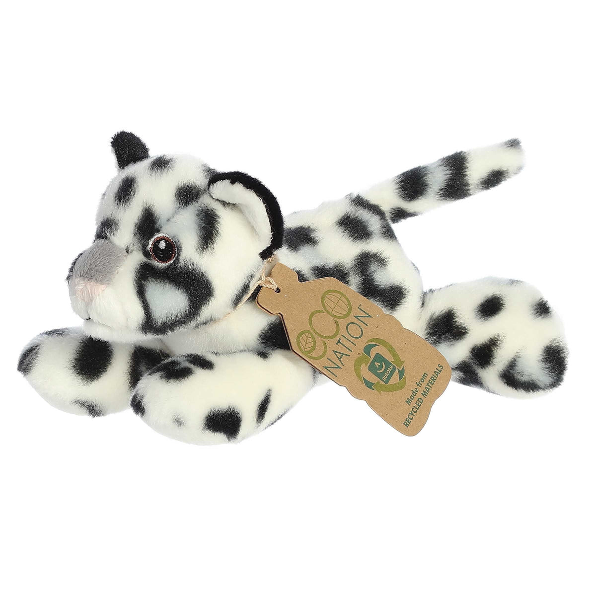 Aurora Eco Nation Eco Softies Snow Leopard 8 Inch Plush